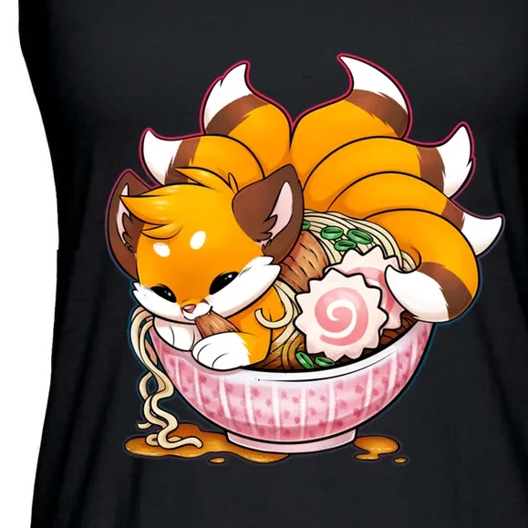 Kitsune Udon Ladies Essential Flowy Tank