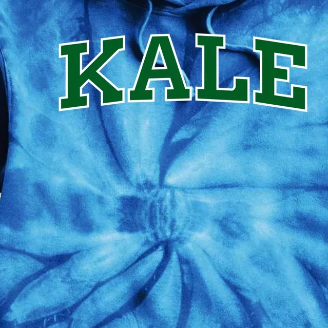 Kale University Leafy Greens Organic Gardener Go Vegan Gift Tie Dye Hoodie