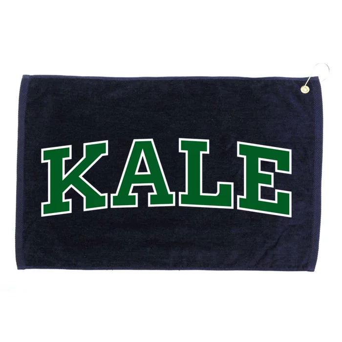 Kale University Leafy Greens Organic Gardener Go Vegan Gift Grommeted Golf Towel