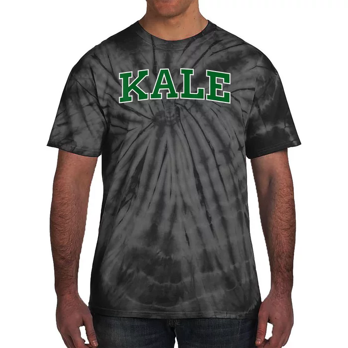 KALE UNIVERSITY LEAFY GREENS ORGANIC GARDENER GO VEGAN Tie-Dye T-Shirt