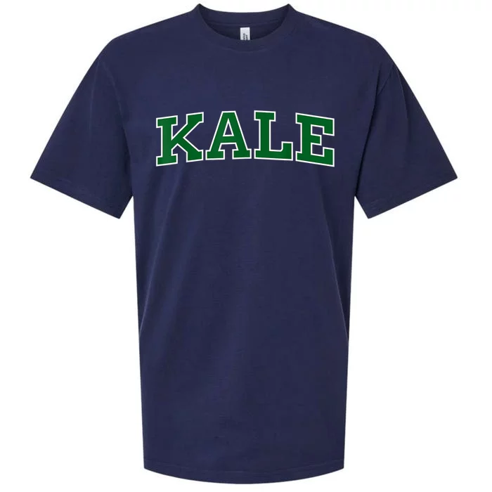 KALE UNIVERSITY LEAFY GREENS ORGANIC GARDENER GO VEGAN Sueded Cloud Jersey T-Shirt