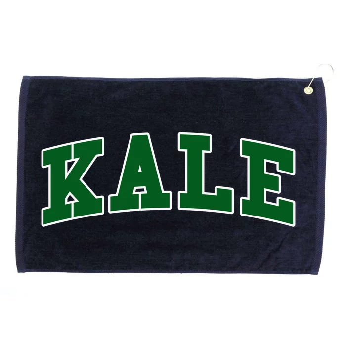 Kale University Leafy Greens Organic Gardener Go Vegan Gift Grommeted Golf Towel