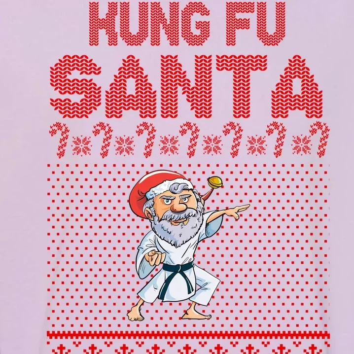 Kung Fu Santa Ugly Christmas Garment-Dyed Sweatshirt