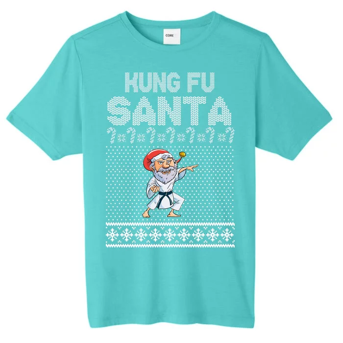 Kung Fu Santa Ugly Christmas ChromaSoft Performance T-Shirt