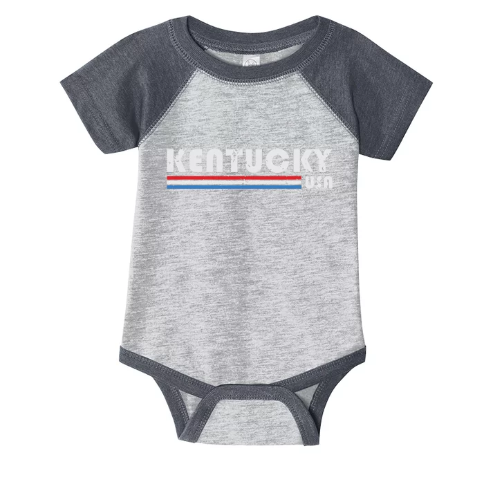 Kentucky Usa Retro Vintage State Gift Infant Baby Jersey Bodysuit