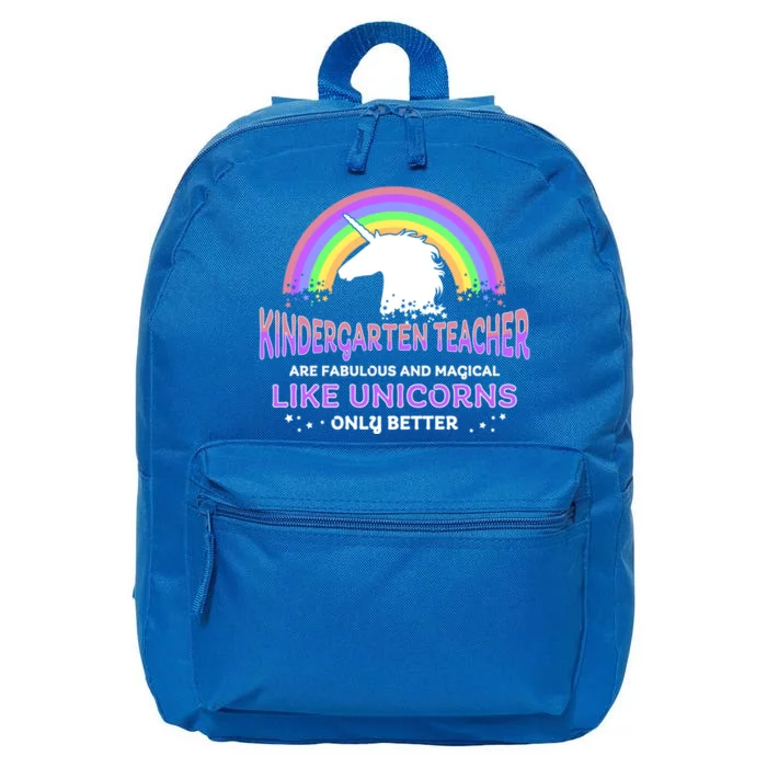 Kindergarten Unicorn Teacher Gift For Teachers Pre School Cool Gift 16 in Basic Backpack