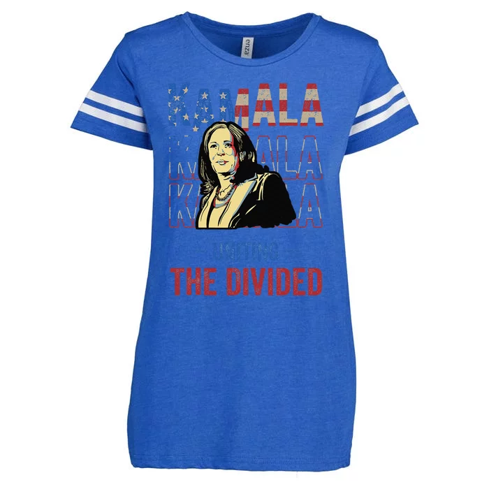 Kamala Uniting The Divided Kamala Harris Enza Ladies Jersey Football T-Shirt