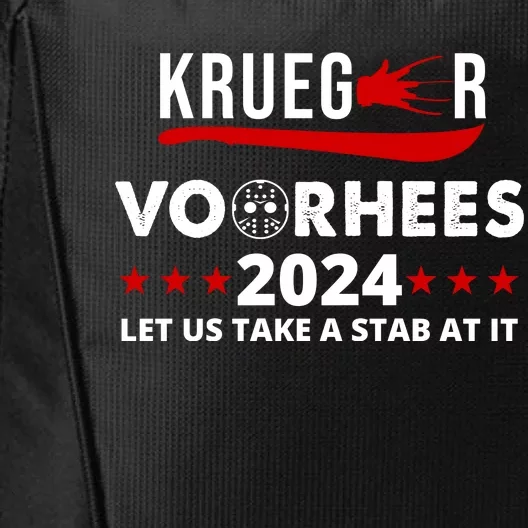 Krueger Voorhees 2024 Let Us Take A Stab At It City Backpack