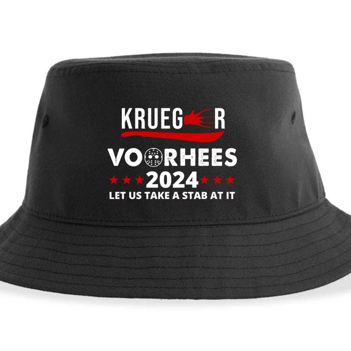 Krueger Voorhees 2024 Let Us Take A Stab At It Sustainable Bucket Hat