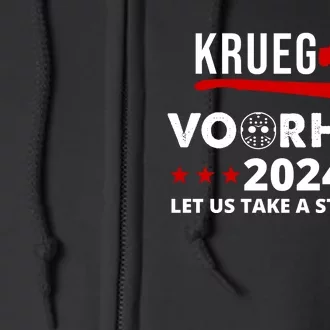 Krueger Voorhees 2024 Let Us Take A Stab At It Full Zip Hoodie