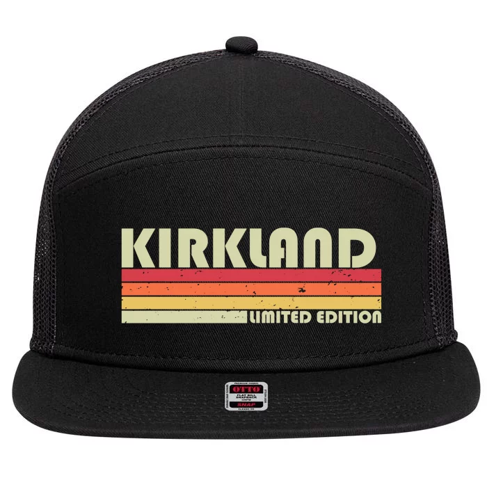 Kirkland Vintage 80 Birthday 7 Panel Mesh Trucker Snapback Hat