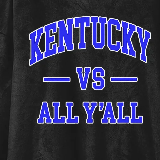 Kentucky Vs All Yall Throwback Hooded Wearable Blanket