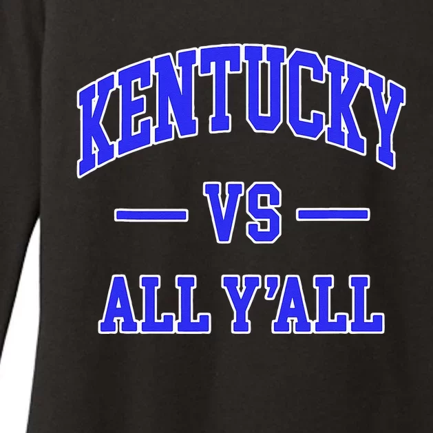 Kentucky Vs All Yall Throwback Womens CVC Long Sleeve Shirt