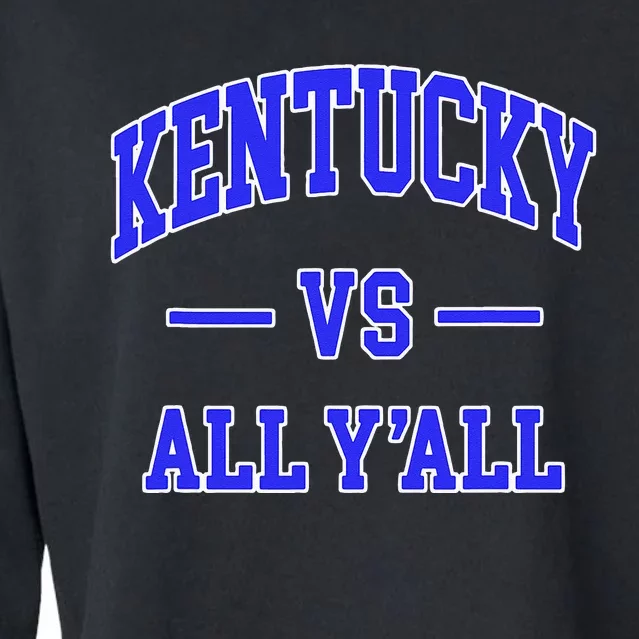 Kentucky Vs All Yall Throwback Cropped Pullover Crew