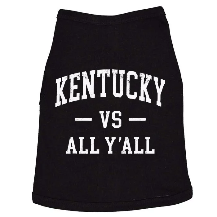 Kentucky Vs All YAll Throwback Classic Doggie Tank