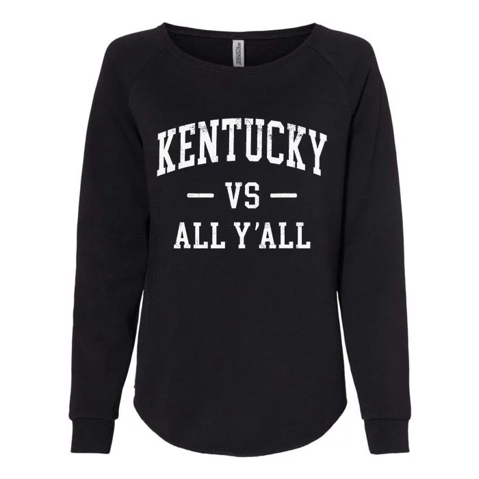 Kentucky Vs All YAll Throwback Classic Womens California Wash Sweatshirt