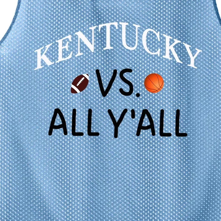 Kentucky Vs. All YAll Football Basketball Mesh Reversible Basketball Jersey Tank