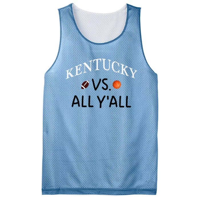 Kentucky Vs. All YAll Football Basketball Mesh Reversible Basketball Jersey Tank