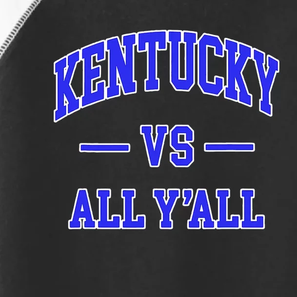 Kentucky Vs All YAll Throwback Toddler Fine Jersey T-Shirt