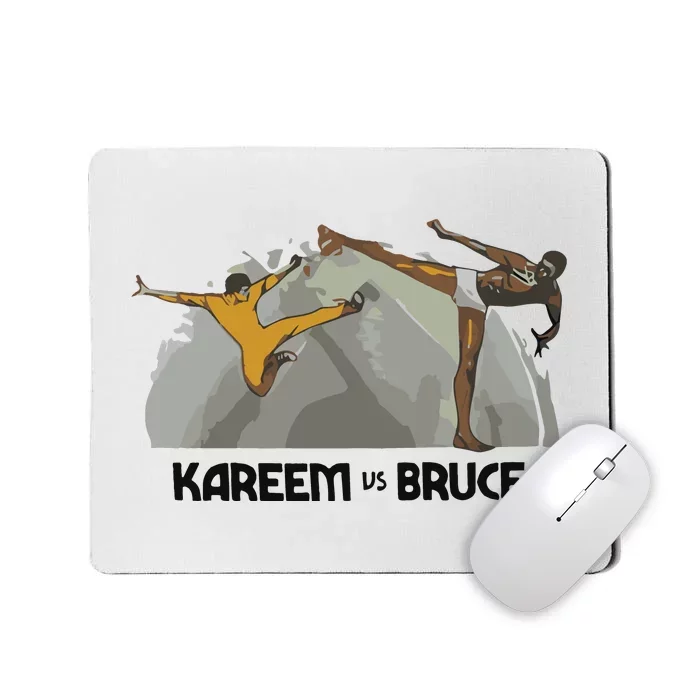 Kareem Vs Bruce Mousepad