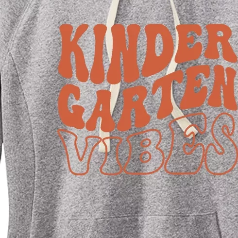 Kindergarten Vibes Back To School Teacher Girl Boy Women's Fleece Hoodie