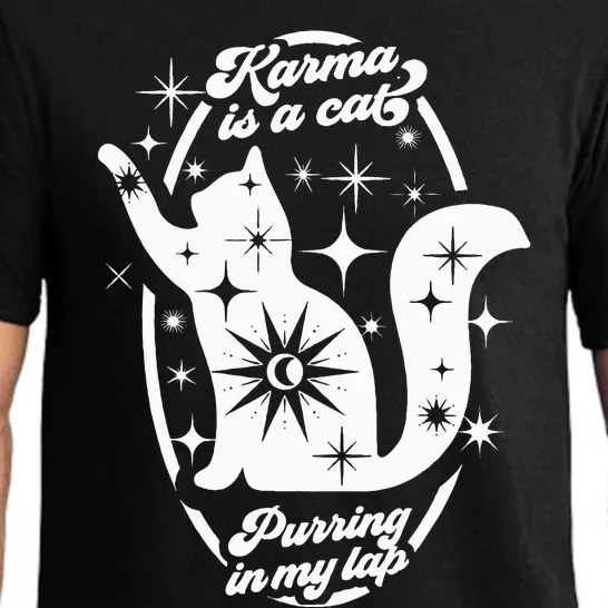 Karma Vibes Cat Lover's Companion Pajama Set