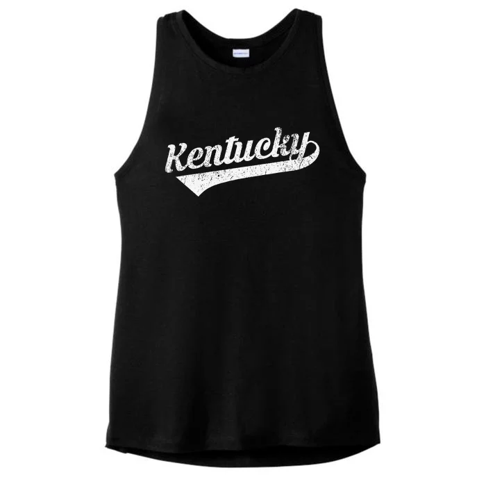 Kentucky Vintage City Ladies Tri-Blend Wicking Tank