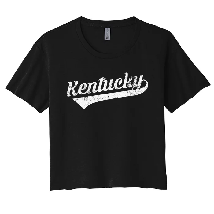 Kentucky Vintage City Women's Crop Top Tee