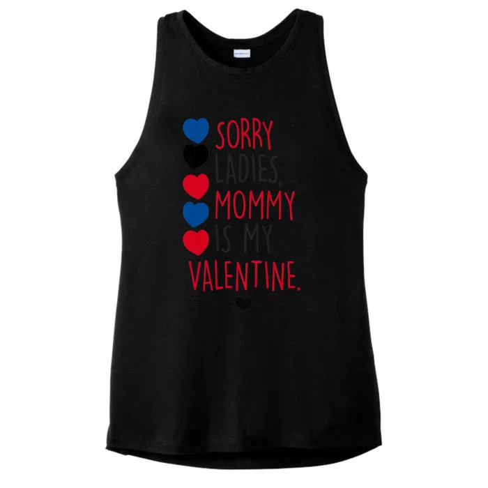 Kids Valentine's Day Son Sorry Ladies Mommy Is My Meaningful Gift Ladies Tri-Blend Wicking Tank