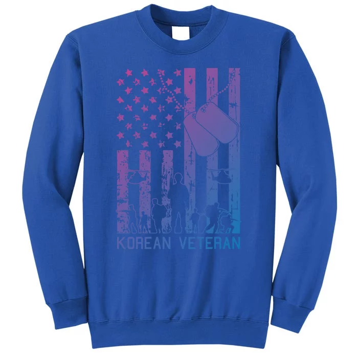 Korean Veterans Day American Flag Dog Tag Military Army Gift Sweatshirt