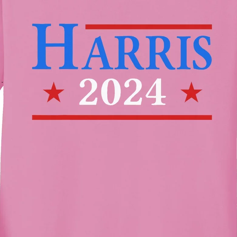 Kamala Vote For 2024 President Kamala Harris Kids Long Sleeve Shirt