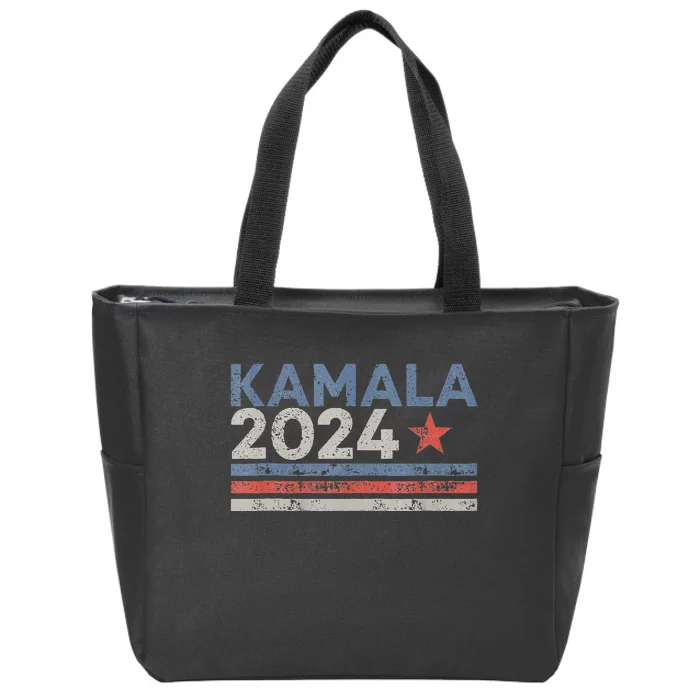 Kamala Vote For 2024 President Kamalaharris Gift Zip Tote Bag