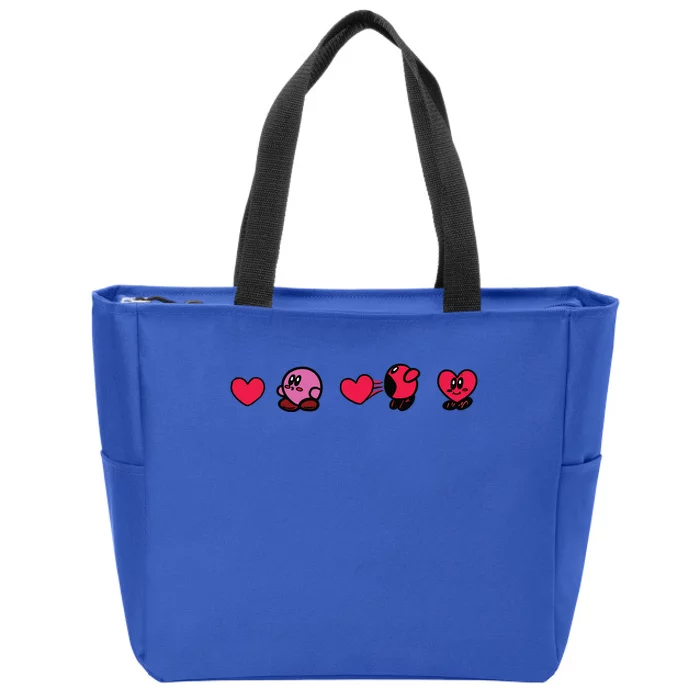 Kirby Valentine Funny Valentine Day Zip Tote Bag