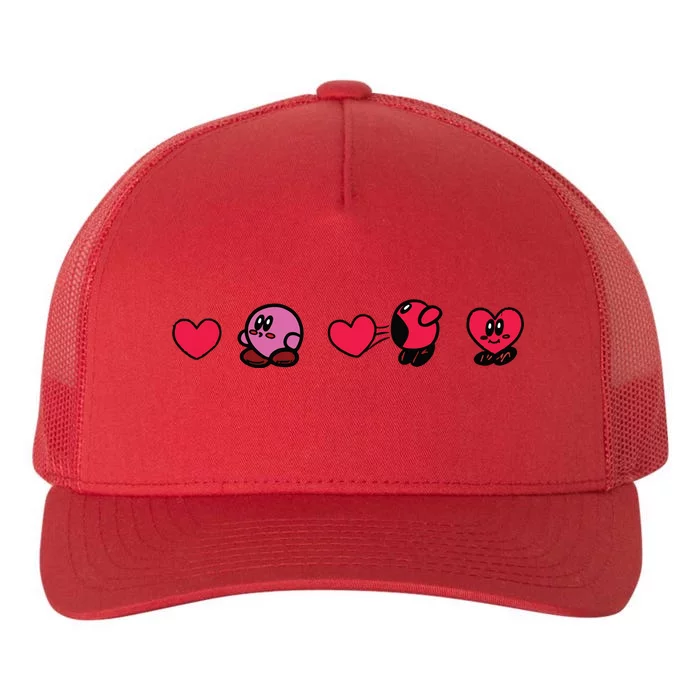 Kirby Valentine Funny Valentine Day Yupoong Adult 5-Panel Trucker Hat