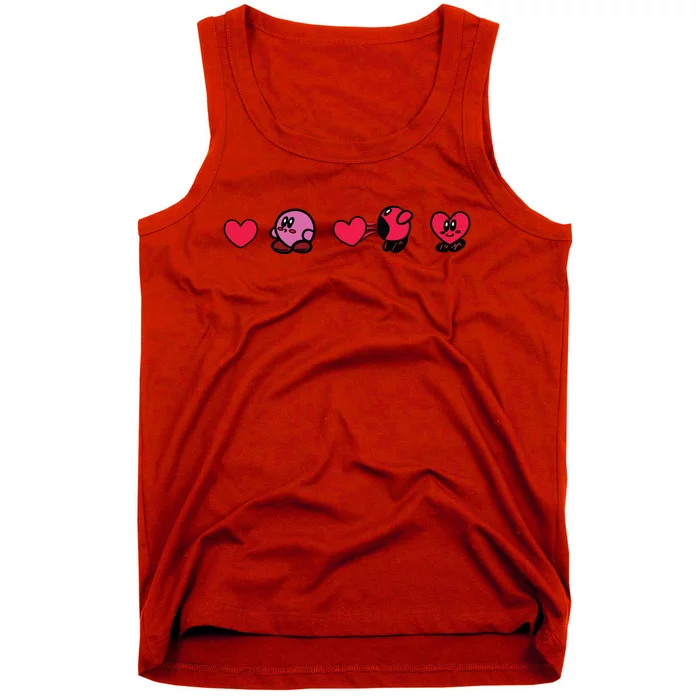 Kirby Valentine Funny Valentine Day Tank Top