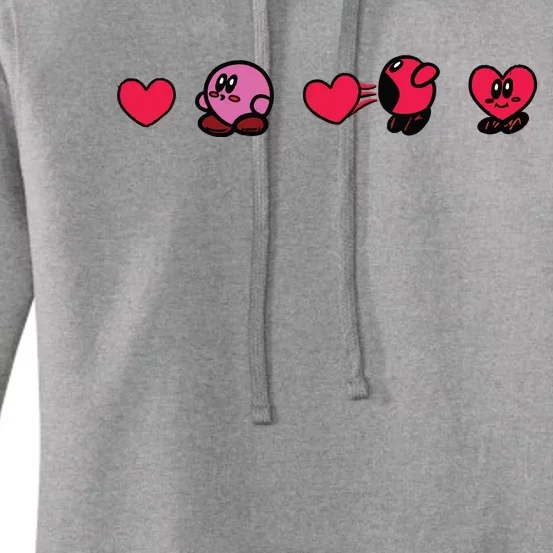 Kirby Valentine Funny Valentine Day Women's Pullover Hoodie