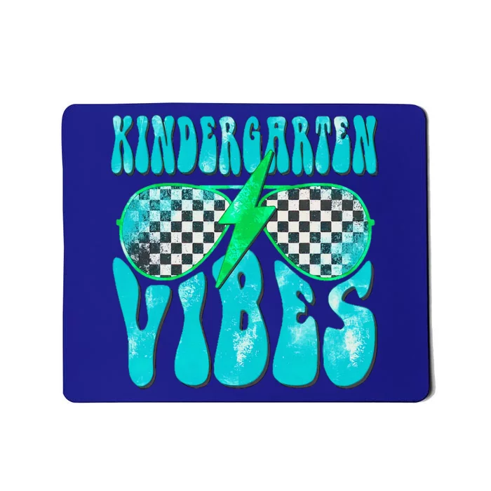 Kindergarten Vibes Kinder Crew Retro First Day Of School Mousepad