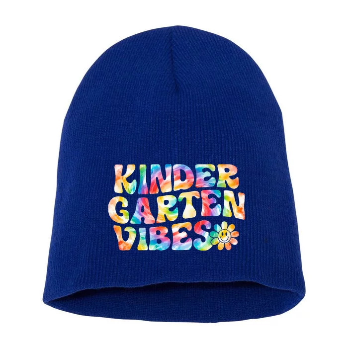 Kindergarten Vibes Kindergarten Team Teachers Short Acrylic Beanie