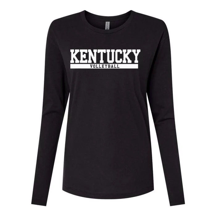 Kentucky Volleyball Womens Cotton Relaxed Long Sleeve T-Shirt