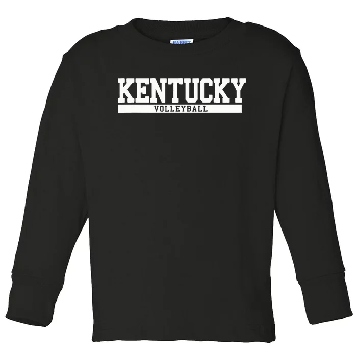 Kentucky Volleyball Toddler Long Sleeve Shirt