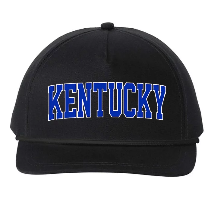 Kentucky Vintage Kentucky Blue Throwback Classic Snapback Five-Panel Rope Hat