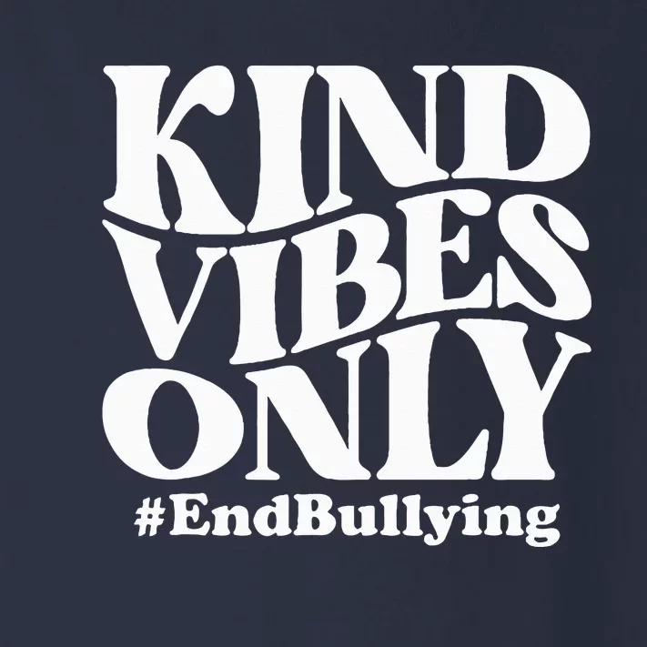 Kind Vibes Only Unity Day Orange Anti Bullying Awareness Toddler Long Sleeve Shirt