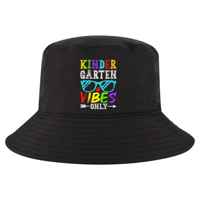 Kindergarten Vibes Only Back To School Cool Kids Teacher Cool Comfort Performance Bucket Hat