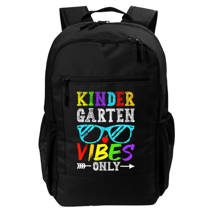 Kindergarten Vibes Only Back To School Cool Kids Teacher Daily Commute Backpack