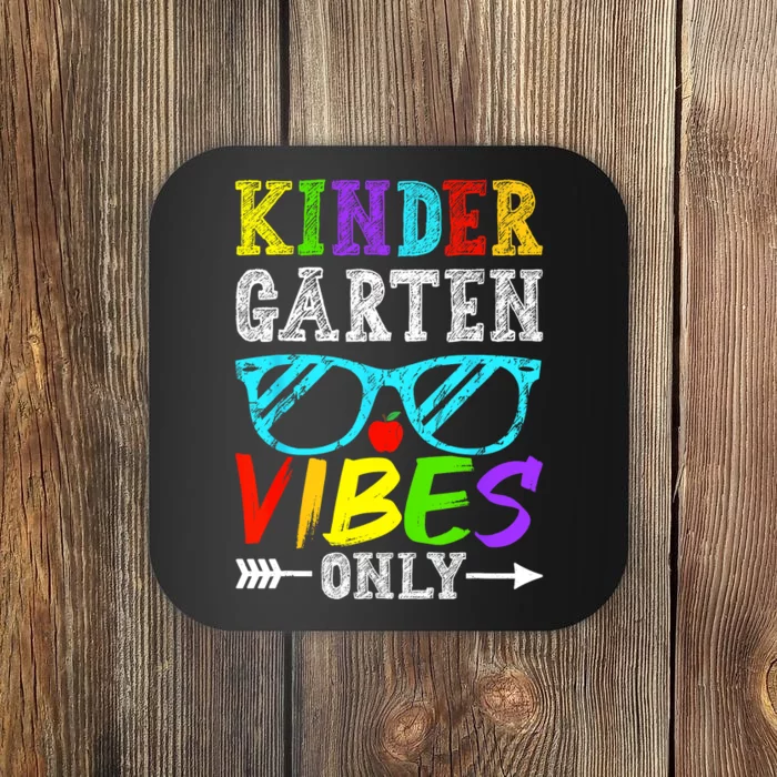 Kindergarten Vibes Only Back To School Cool Kids Teacher Coaster