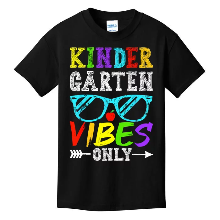 Kindergarten Vibes Only Back To School Cool Kids Teacher Kids T-Shirt