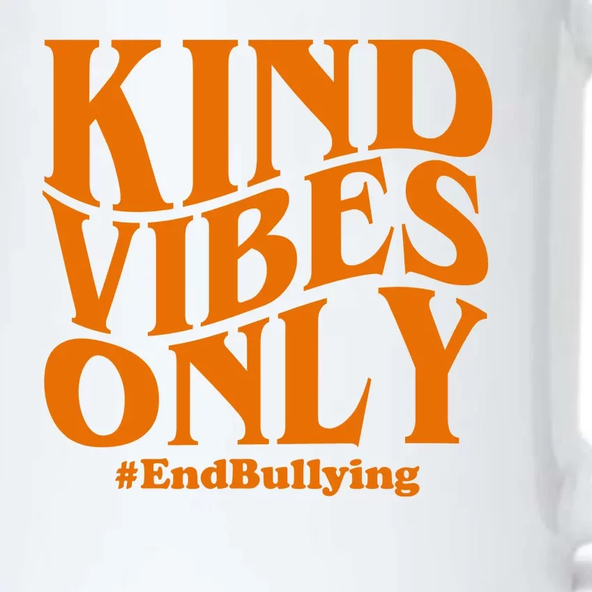 Kind Vibes Only End Bullying Black Color Changing Mug