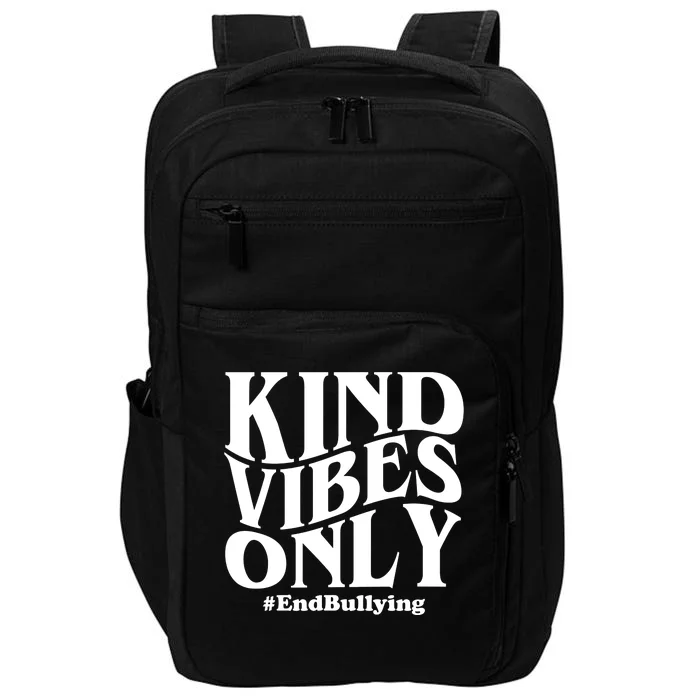 Kind Vibes Only End Bullying Impact Tech Backpack