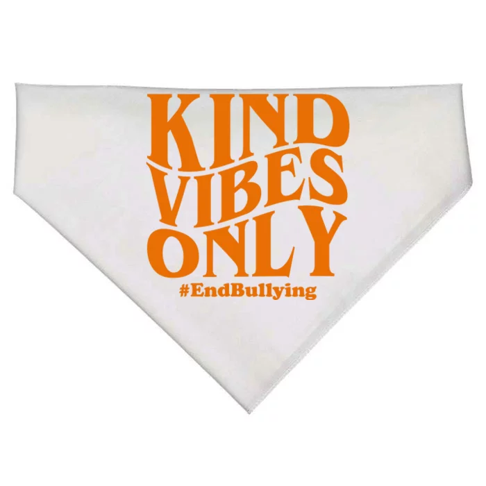 Kind Vibes Only End Bullying USA-Made Doggie Bandana