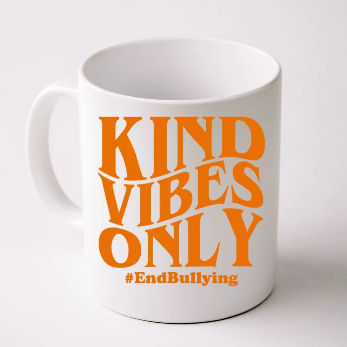 Kind Vibes Only End Bullying Front & Back Coffee Mug